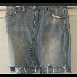 Cute light denim skirt